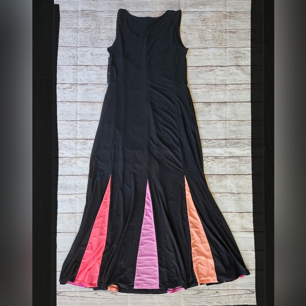 Attitudes by Renee Regular Como Jersey Godet Maxi Dress - Picture 5 of 5